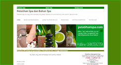 Desktop Screenshot of pelatihanspa.com